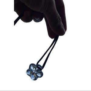 Baccarat Crystal Lily necklace